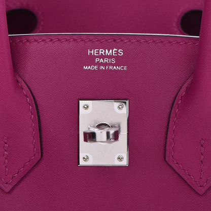 Hermes Swift Birkin 25 Rose Pourpre 23 of 35