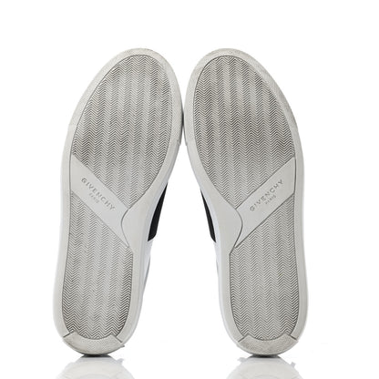 Givenchy Calfskin Band Logo Womens Urban Street Sneakers 38 White Black 4 of 4