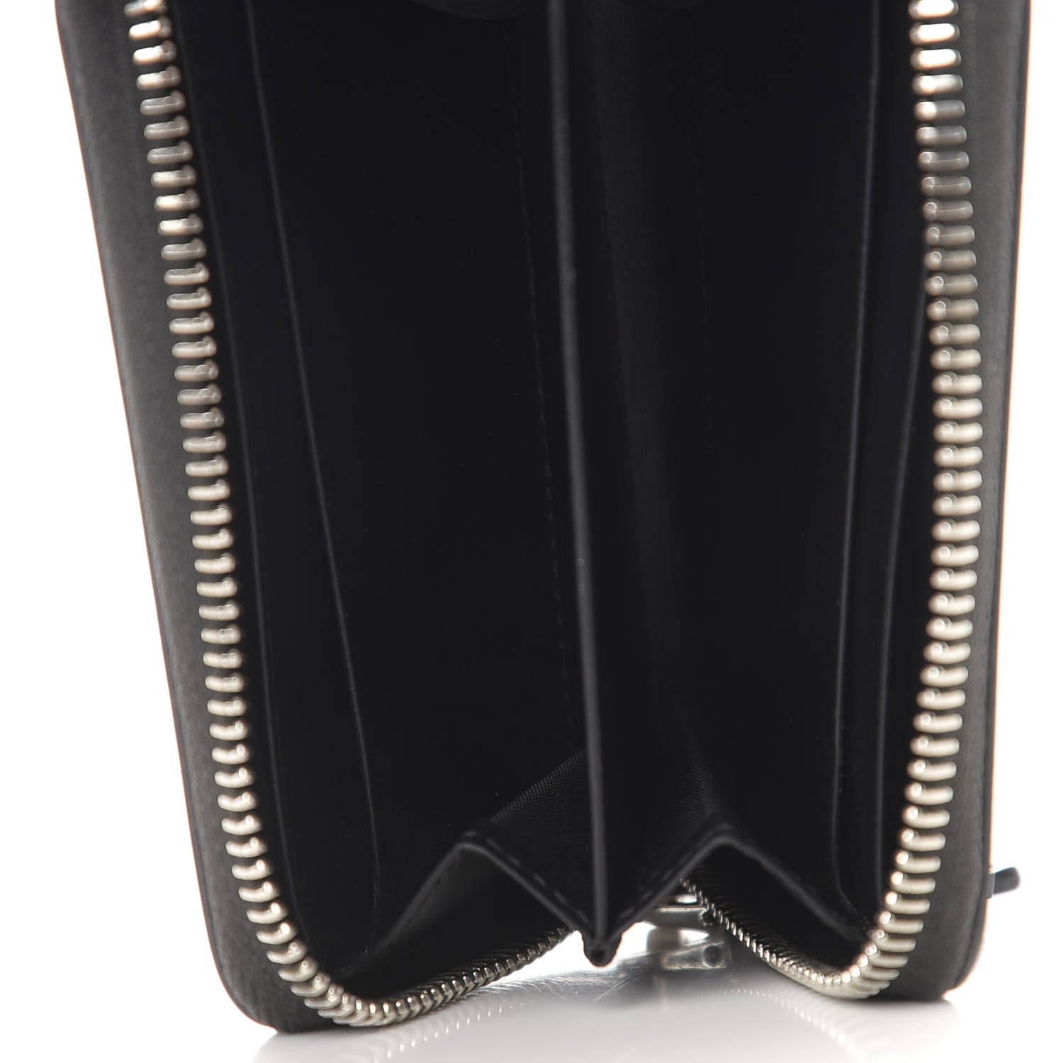 Givenchy Calfskin Logo Print Mini Zip Wallet Black 5 of 7