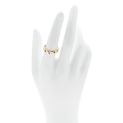Tiffany 18K Yellow Gold Ruby Etoile Band Ring 56 7.5 2 of 4