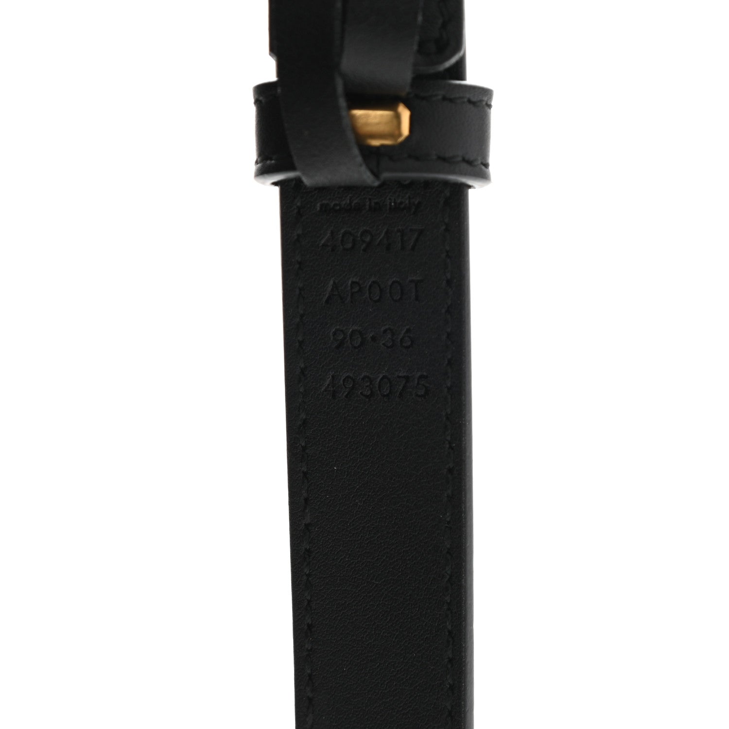 Gucci Calfskin Double G 20mm Belt 90 36 Black 3 of 6