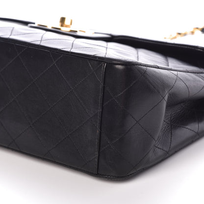 Chanel Lambskin Quilted XL Jumbo Single Flap Black 11 of 13