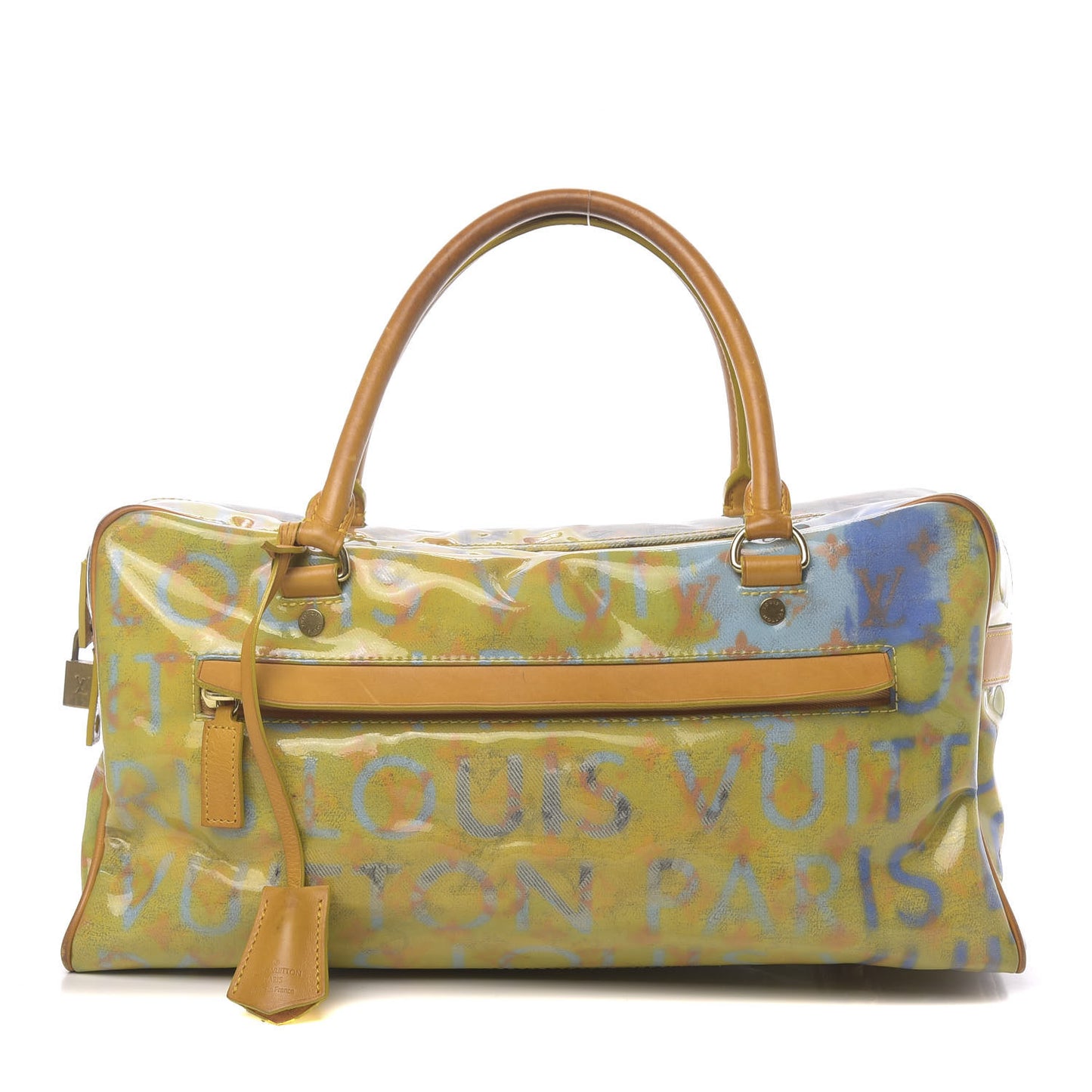 Monogram Pulp Defile Weekender PM Yellow