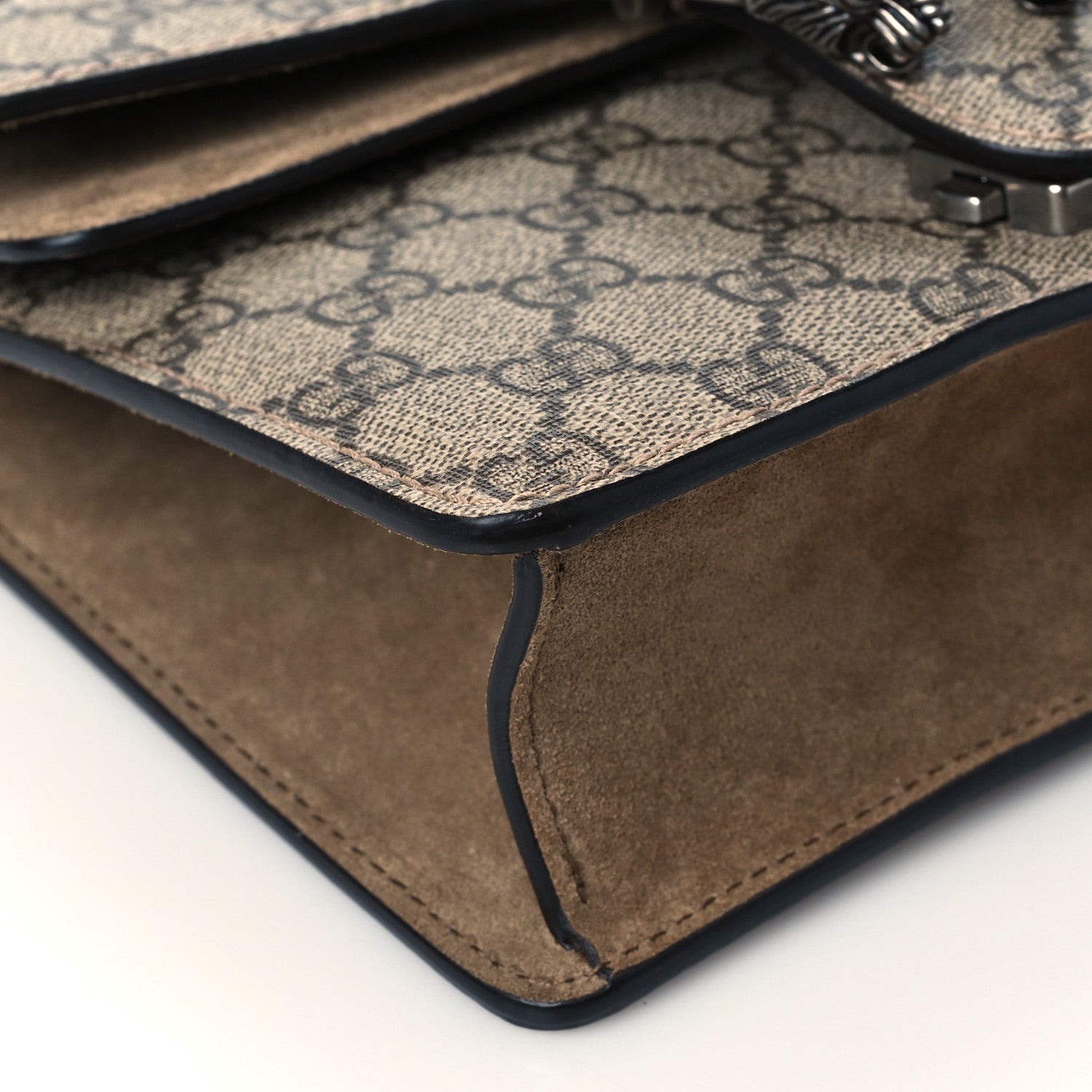 Gucci GG Supreme Monogram Mini Dionysus Shoulder Bag Taupe 9 of 11