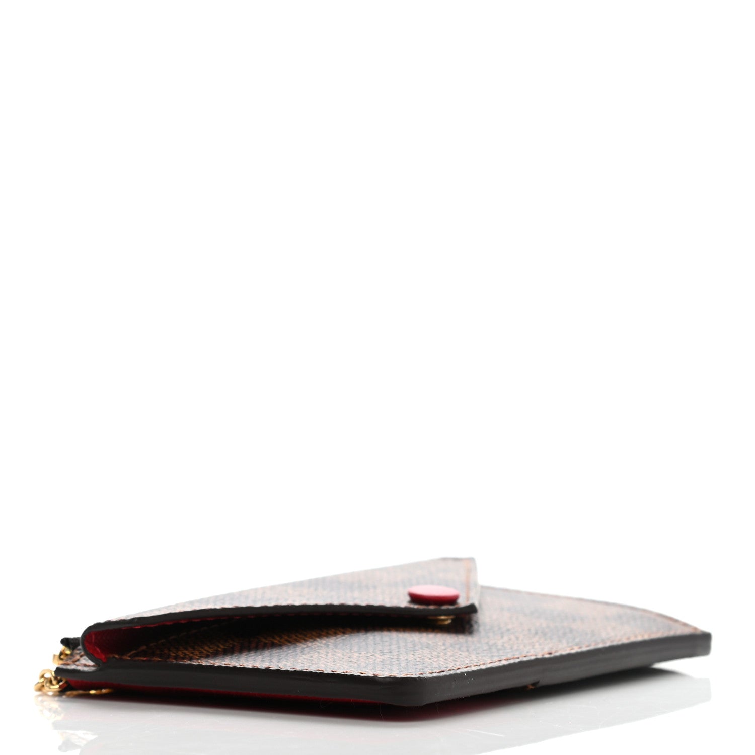 Louis Vuitton Damier Ebene Recto Verso Card Holder Red 4 of 8
