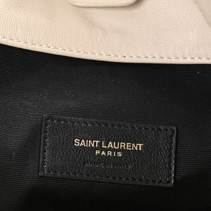 Saint Laurent Lambskin Matelasse Monogram Medium Jamie 4.3 Pochon Blanc Vintage 6 of 10