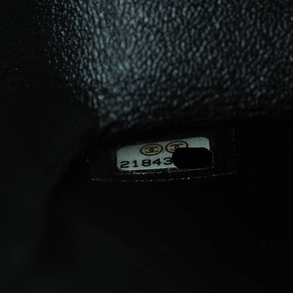 Chanel Lambskin Quilted Mini Square Flap Black 8 of 9