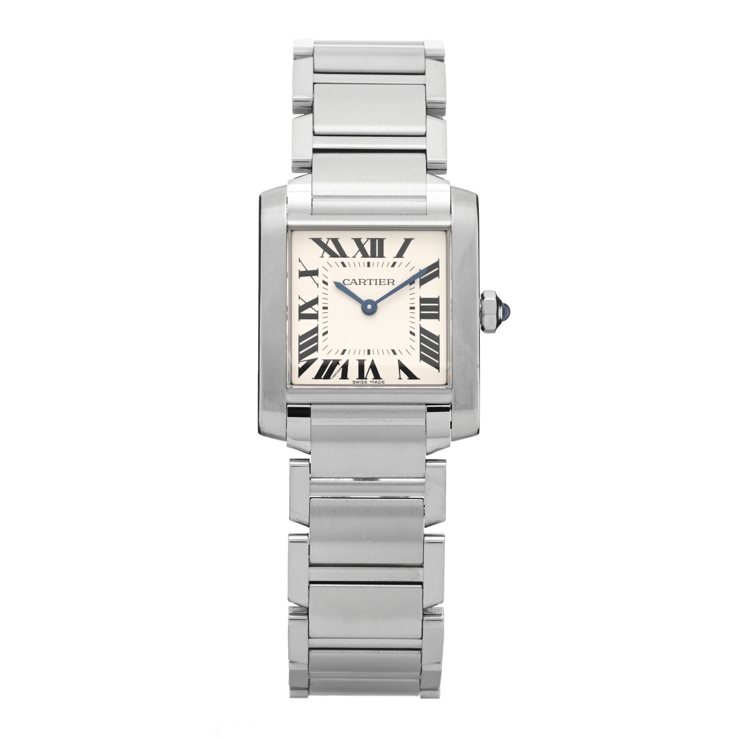 Cartier Stainless Steel 25mm Tank Francaise Quartz Watch 1 of 4