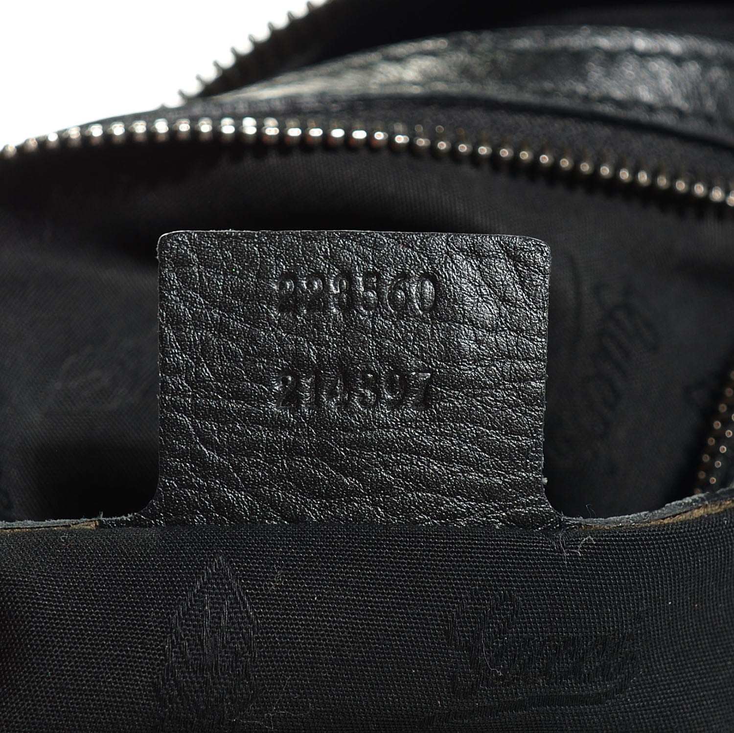 Gucci Calfskin Medium Galaxy Shoulder Bag Black 8 of 8