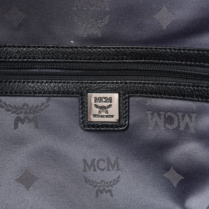 MCM Visetos Studded Medium Backpack Black 6 of 9