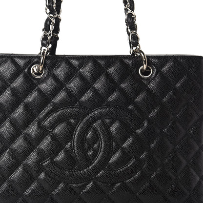 Chanel Caviar Quilted Grand Shopping Tote GST Black 10 of 10