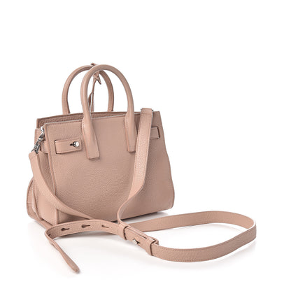 Saint Laurent Grained Calfskin Nano Sac De Jour Souple Nude 2 of 12