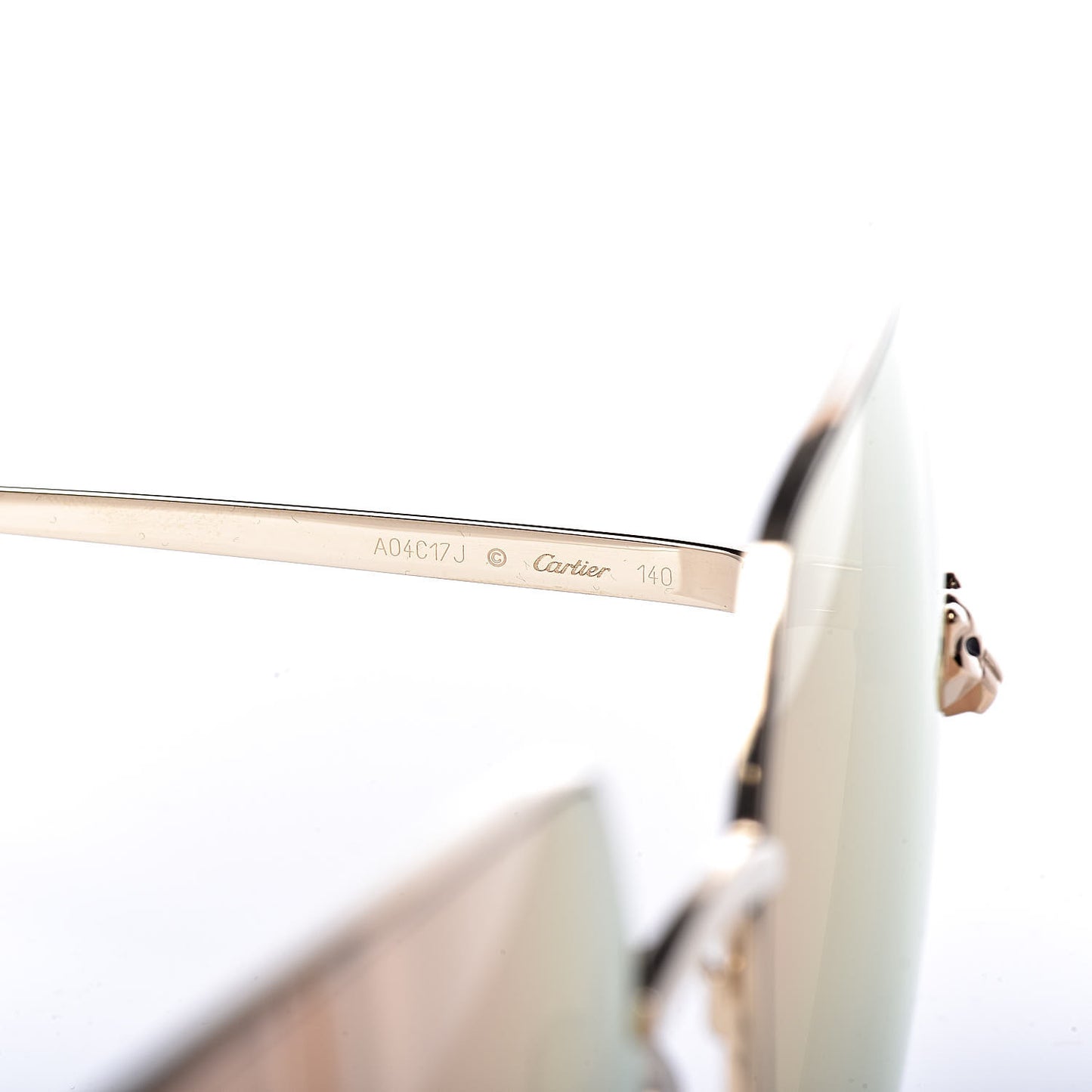 Panthere De Sunglasses Champagne Gold