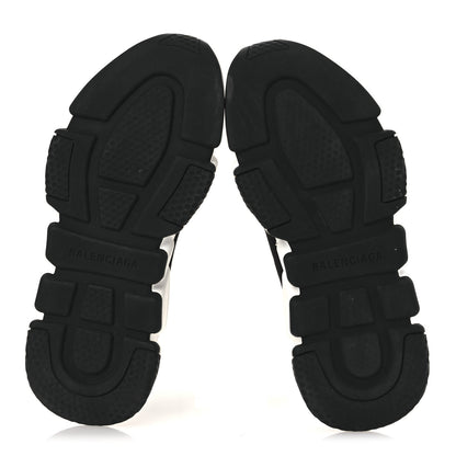 Balenciaga Neoprene Knit Allover Logo Bi-Color Sole Womens Speed Sneakers 35 Black White 14 of 26