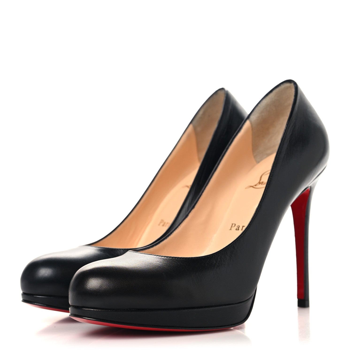 Christian Louboutin Kid New Simple 120 Pumps 37.5 Black 4 of 9