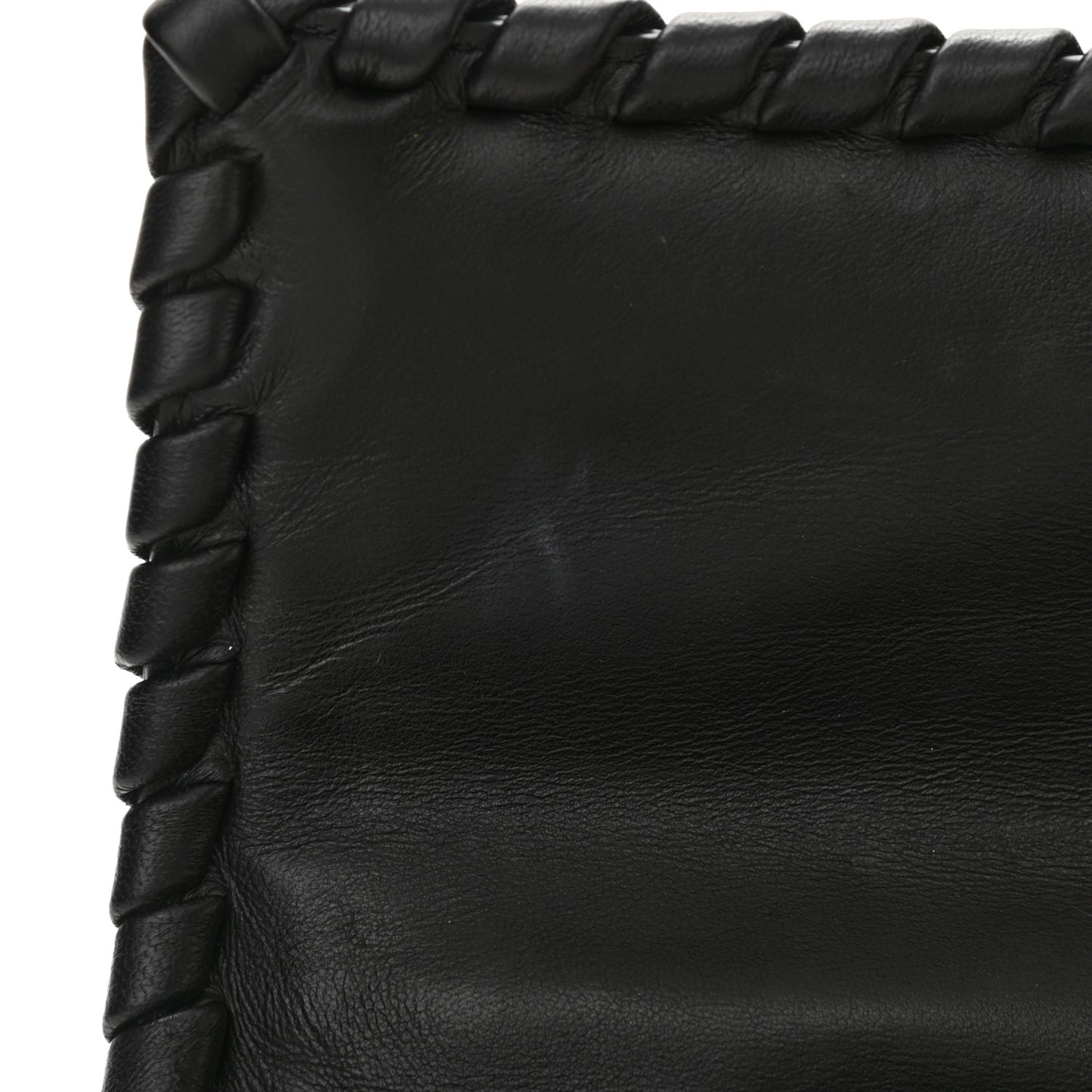 Nappa Intrecciato Baby Olimpia Shoulder Bag Black