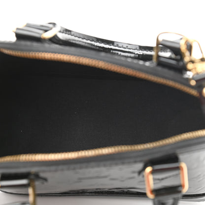 Louis Vuitton Vernis Alma BB Noir Magnetique 5 of 11