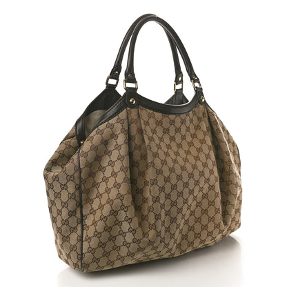 Gucci Monogram Large Sukey Tote Dark Brown 3 of 15