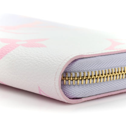 Louis Vuitton Monogram Giant Spring In The City Zippy Wallet Sunrise Pastel 10 of 13