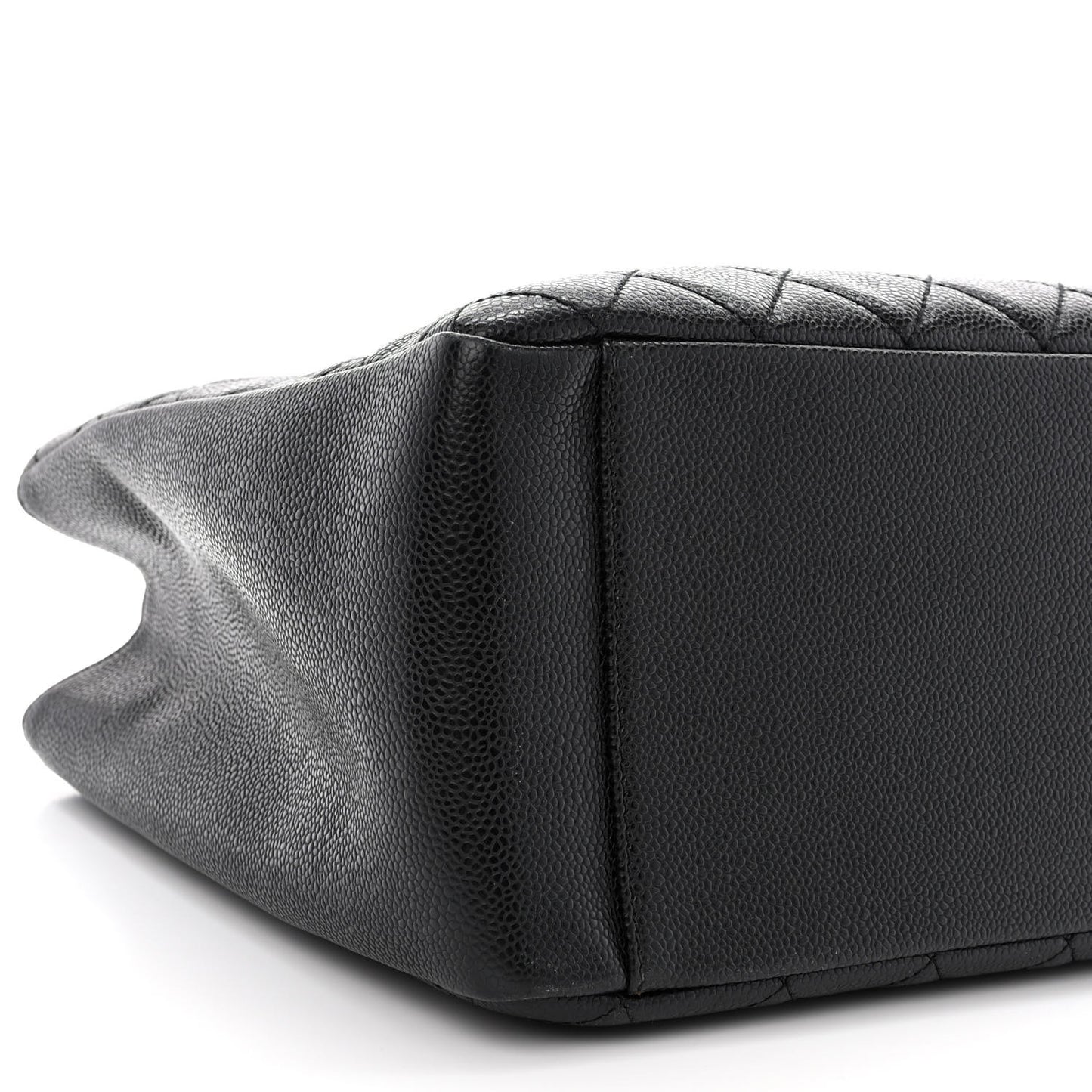 Caviar Quilted Grand Shopping Tote GST Black