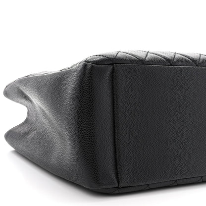 Chanel Caviar Quilted Grand Shopping Tote GST Black 10 of 11