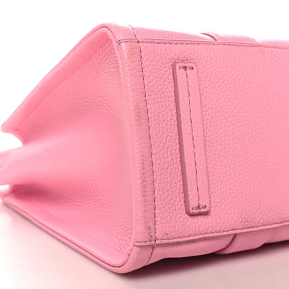 Marc Jacobs Grained Calfskin Medium The Tote Bag Candy Pink 8 of 9