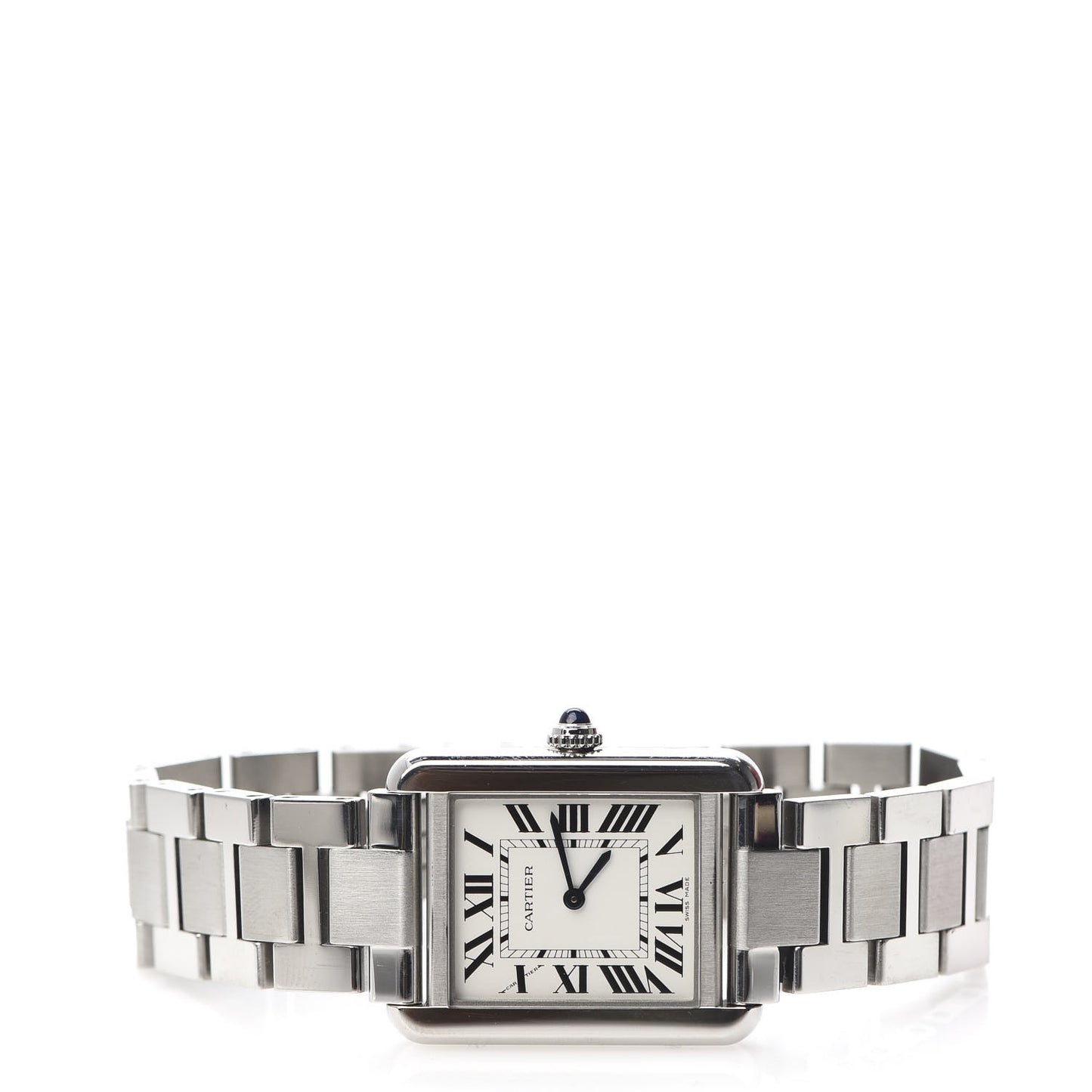 Stainless Steel 24mm Tank Solo Quartz Watch