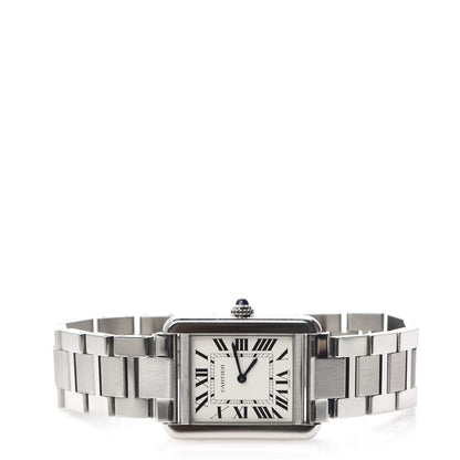 Cartier Stainless Steel 24mm Tank Solo Quartz Watch 3 of 8