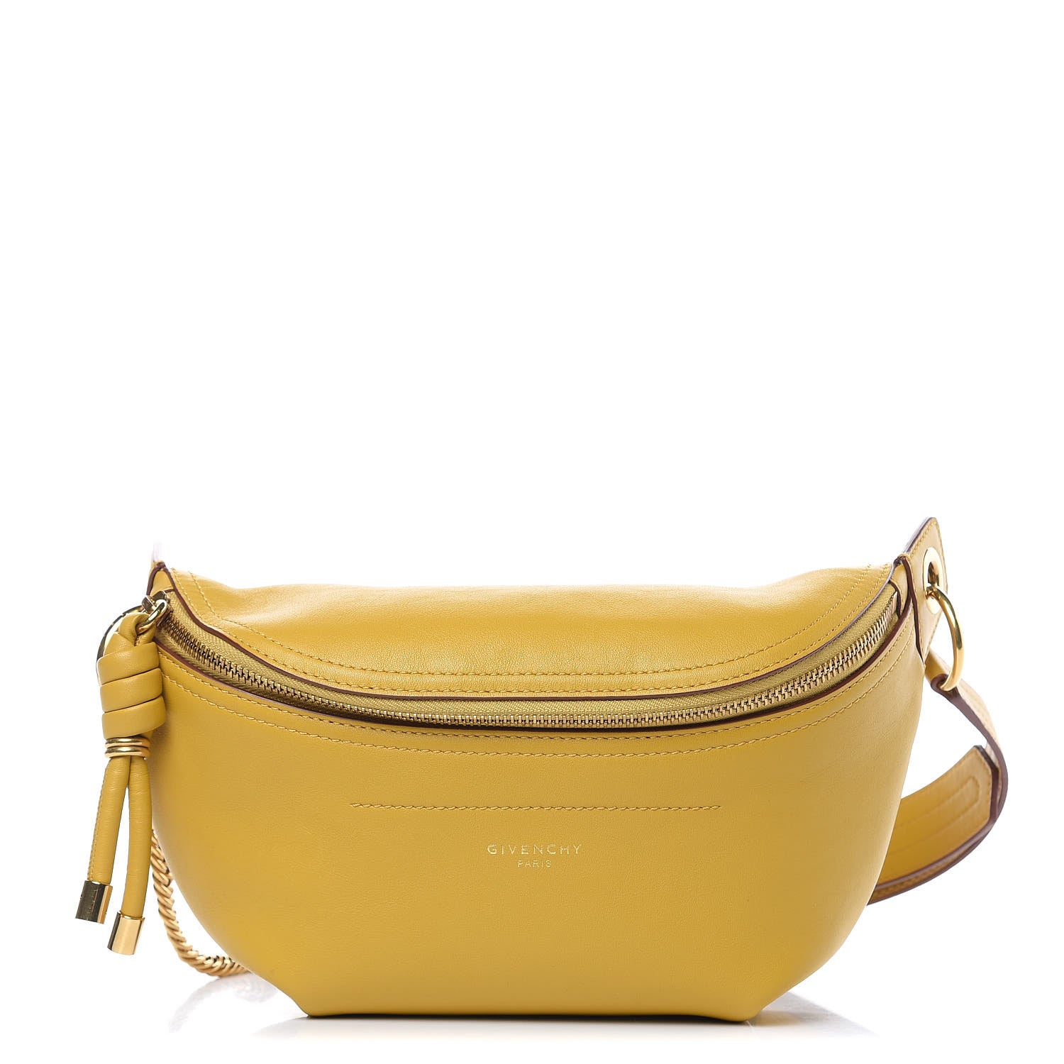 Givenchy Calfskin Whip Bum Bag Yellow Curry 1 of 10