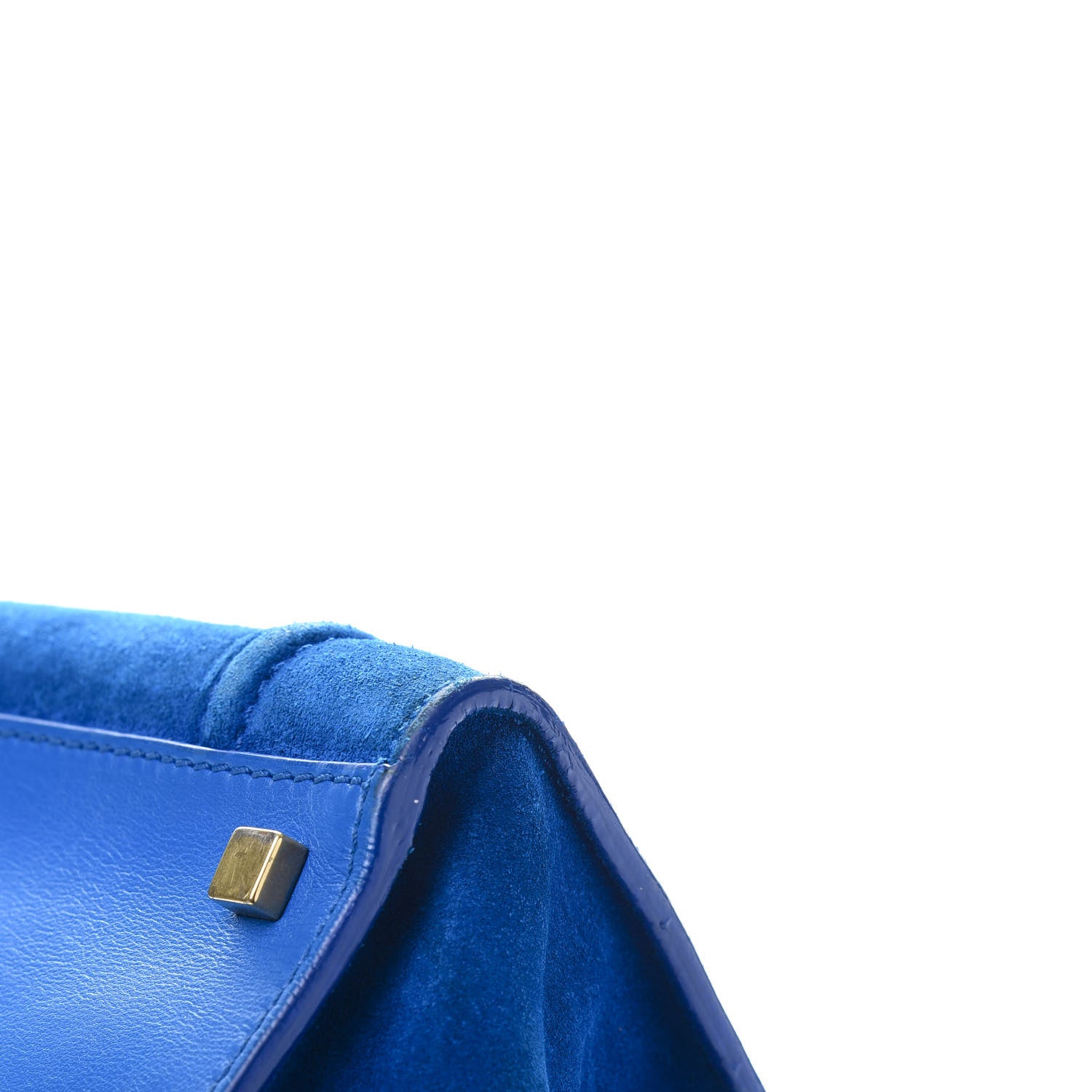 Celine Suede Medium Phantom Luggage Royal Blue 13 of 19