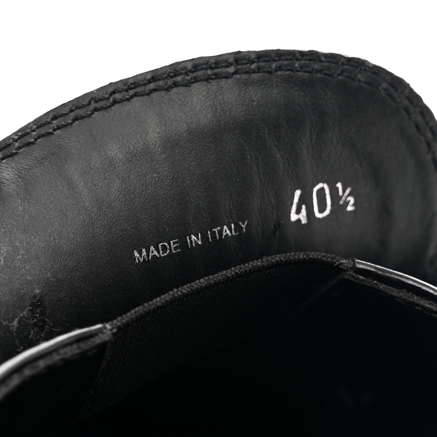 Prada Spazzolato Metal Triangle Logo 50mm Loafers 40.5 Black 8 of 9