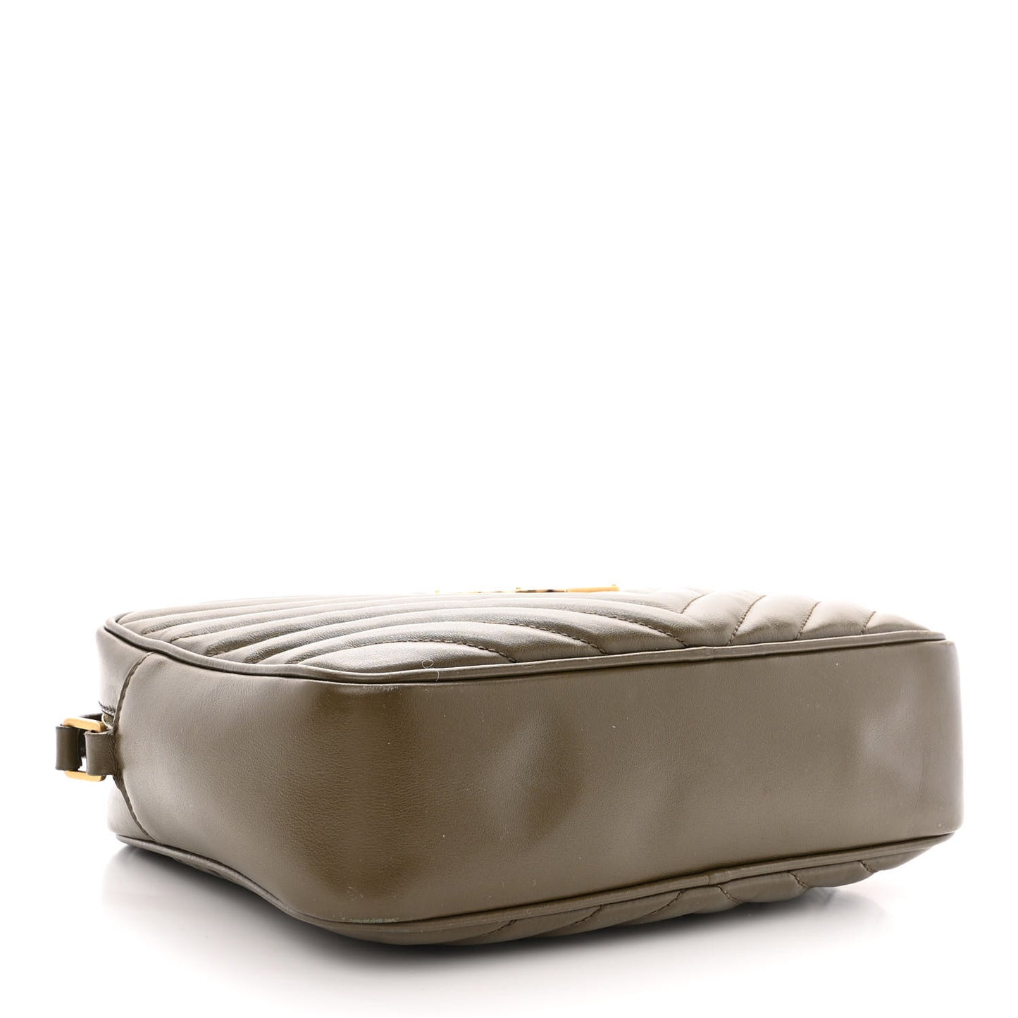 Calfskin Matelasse Monogram Lou Camera Bag Military Olive