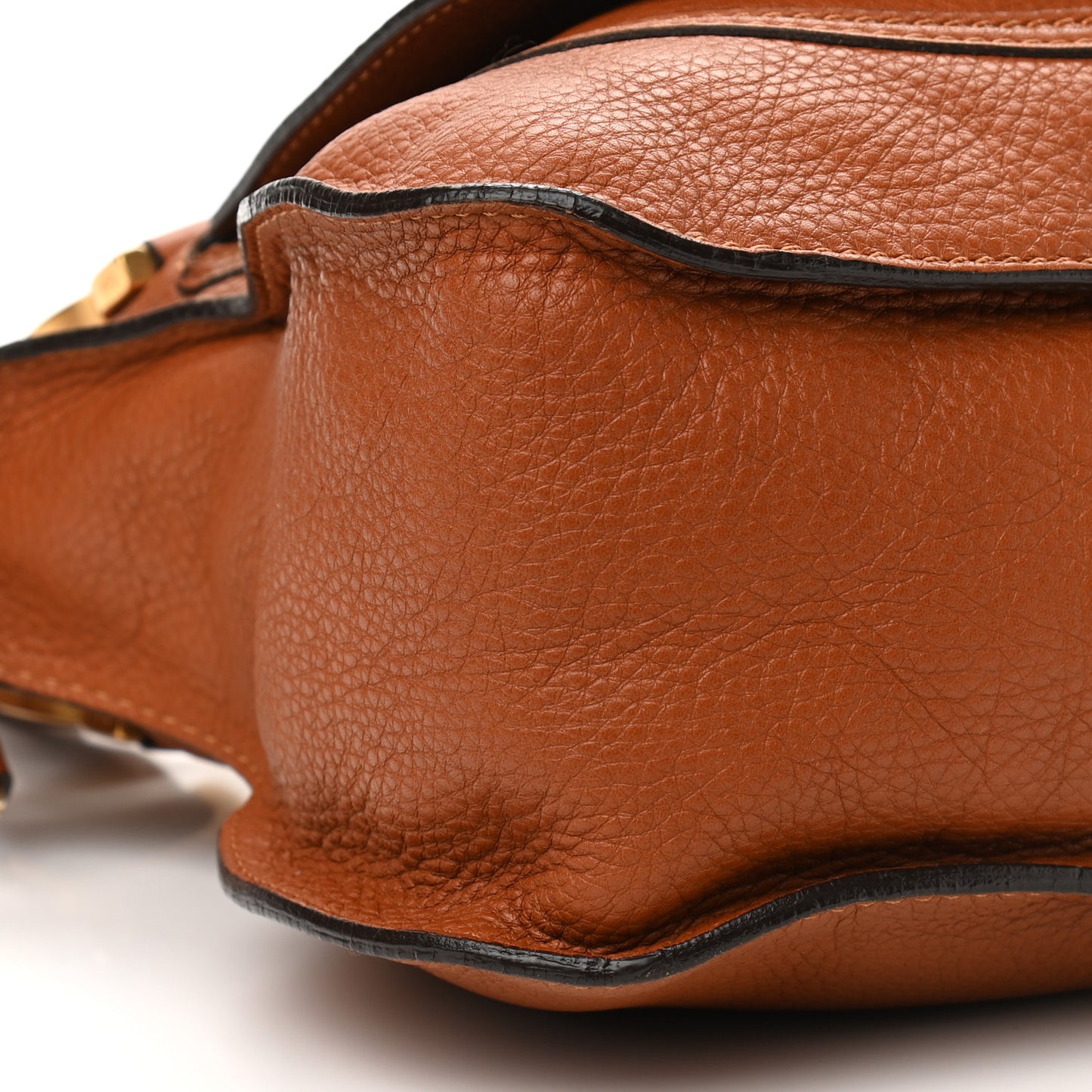 Calfskin Medium Marcie Satchel Tan