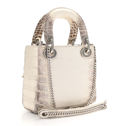 Christian Dior Niloticus Crocodile Himalaya Mini Lady Dior White 2 of 10