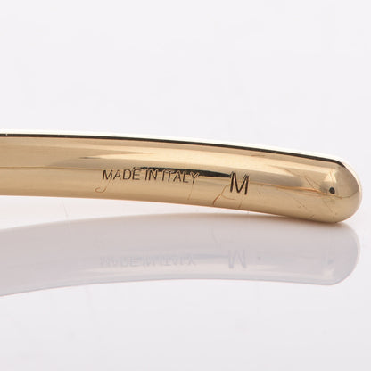 Celine Extra Thin Knot Bracelet Medium Gold 5 of 7