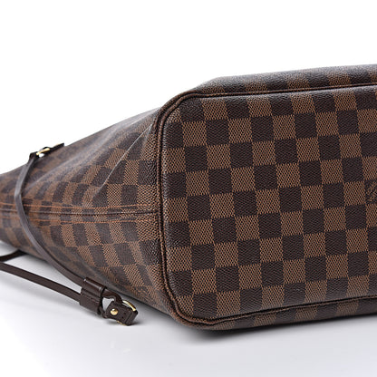 Louis Vuitton Damier Ebene Neo Neverfull MM Rose Ballerine 11 of 13