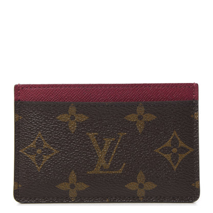 Louis Vuitton Monogram Card Holder Fuchsia 1 of 6