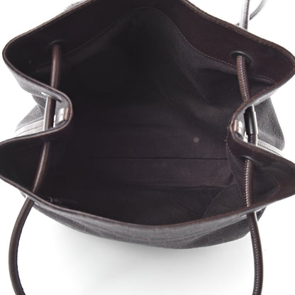 Gucci Denim Monogram Tote Dark Brown 5 of 12