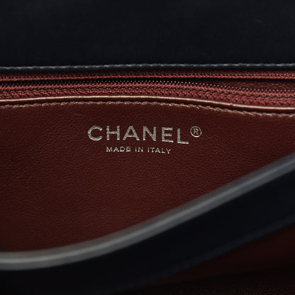 Chanel Lambskin Quilted Medium Trendy CC Flap Navy Blue 6 of 15