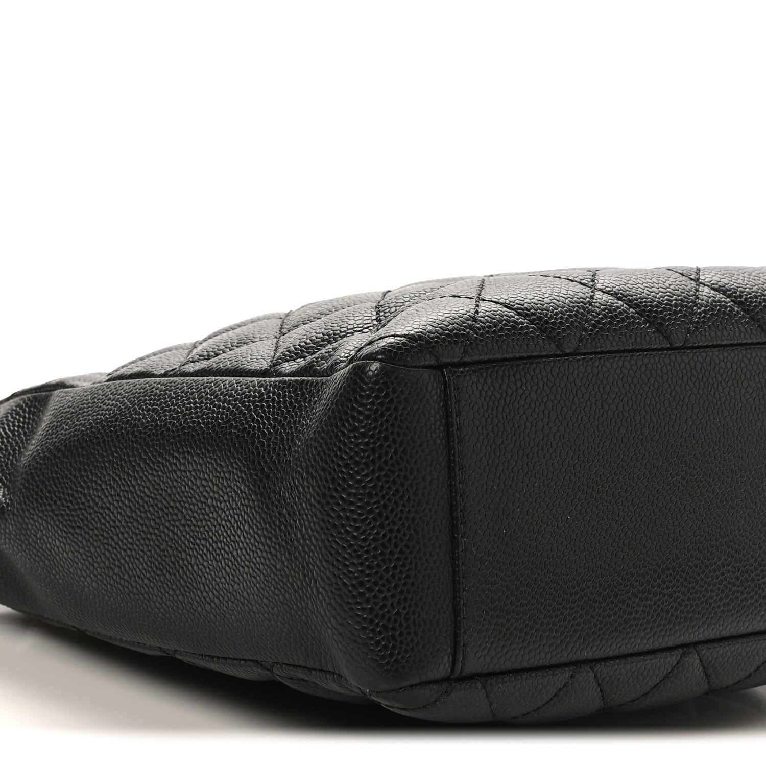Chanel Caviar Quilted Petit Shopping Tote PST Black 9 of 10
