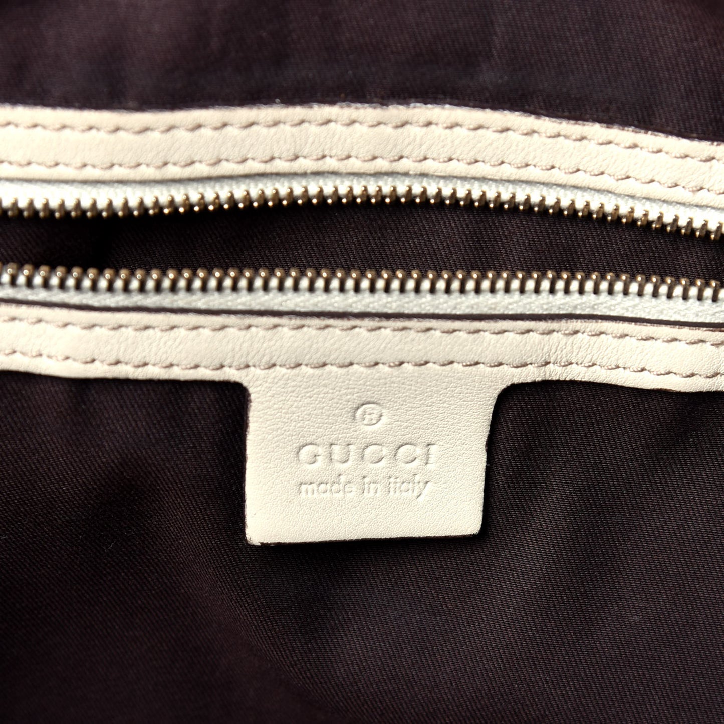 Monogram Large Wave Hobo Off White
