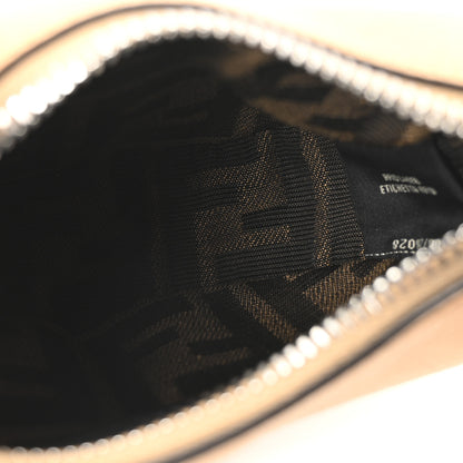 Fendi Vitello Grace Nano Fendigraphy Hobo Charm Miele Scuro 4 of 9