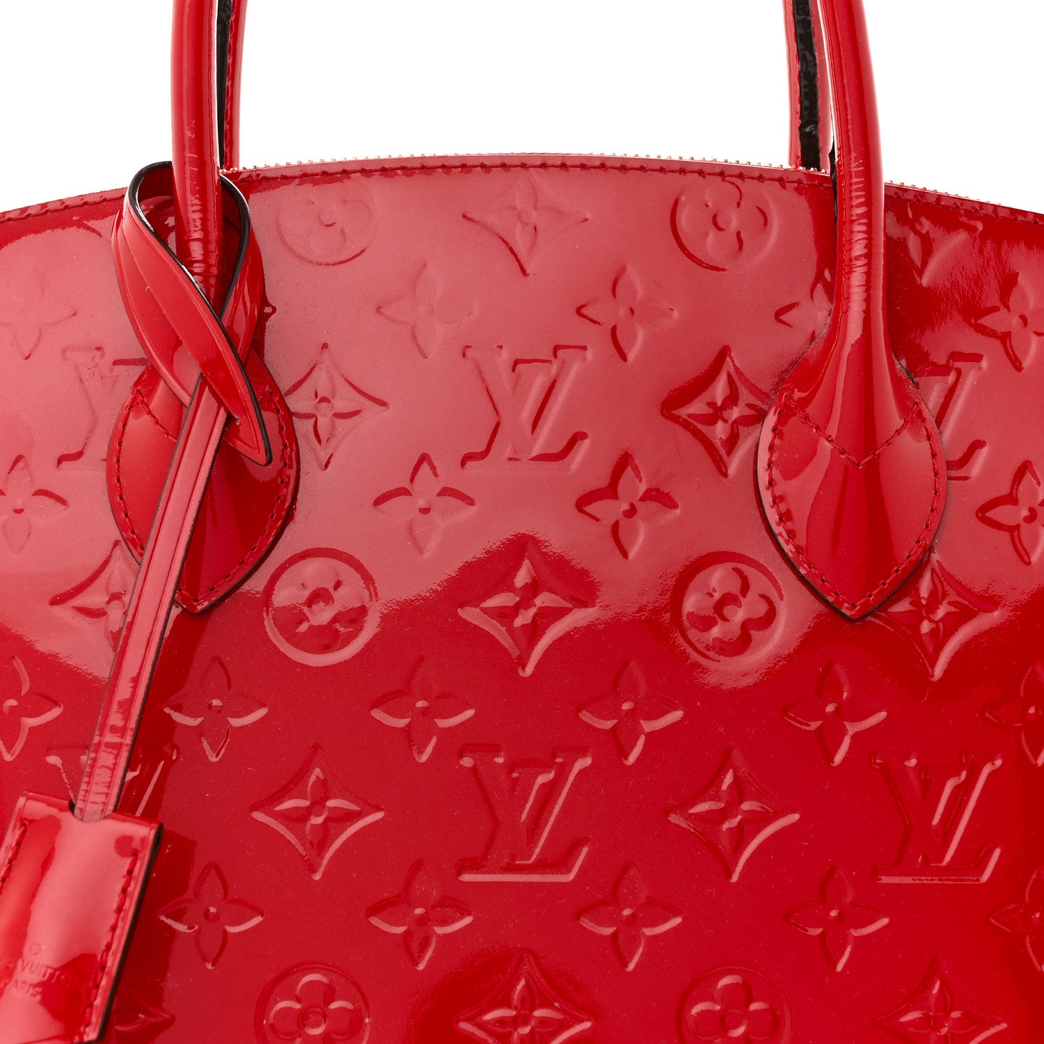 Louis Vuitton Vernis Lockit PM Cherry 7 of 13