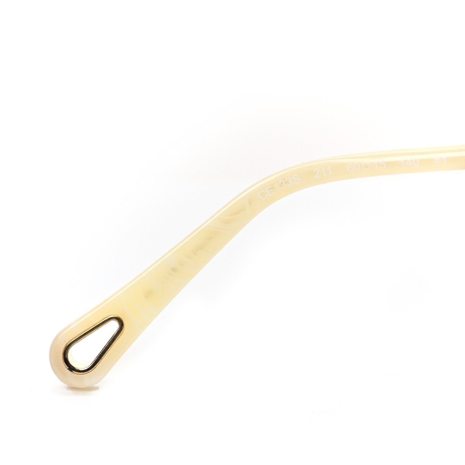 Chloe Poppy Cutout Square Sunglasses CE133S Gold Pink 6 of 6