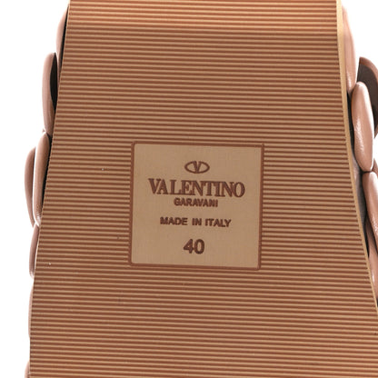 Valentino Garavani Kidskin Atelier 03 Rose Edition Double Buckle Slide Sandals 40 Rose Canelle 6 of 9