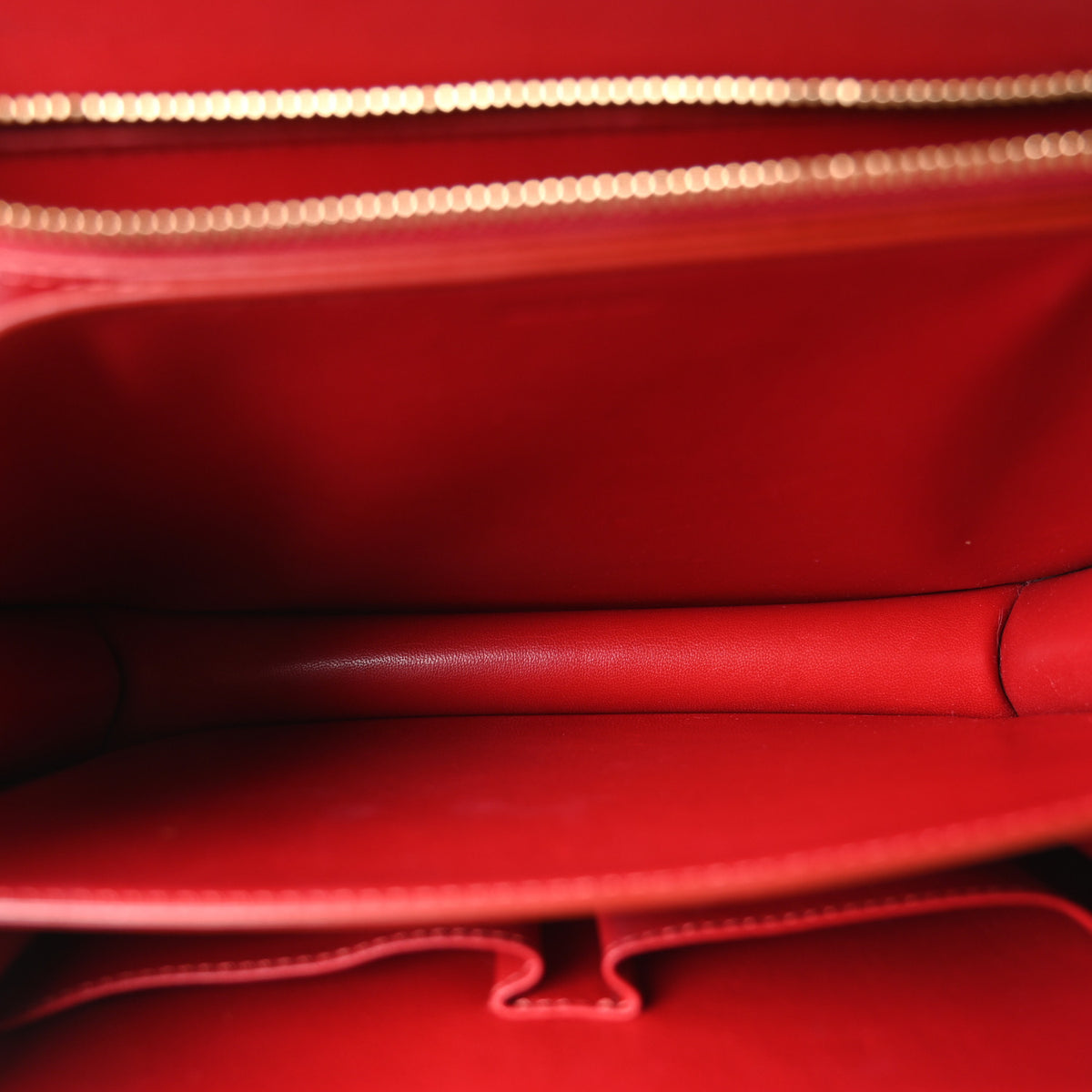 Celine Box Calfskin Medium Classic Box Flap Bag Red 5 of 11