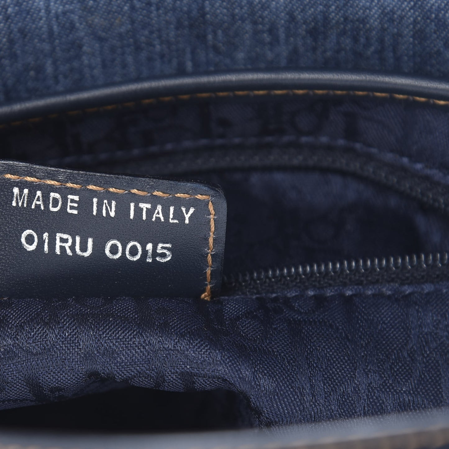 Denim Embroidered Saddle Bag Blue Multi