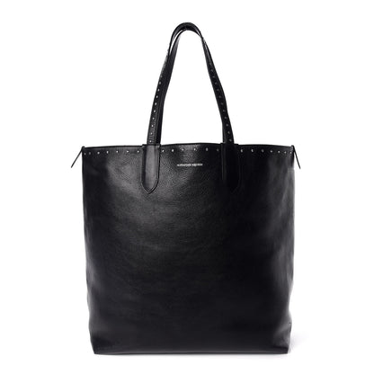 Alexander McQueen Calfskin Studded Tote Black 1 of 10