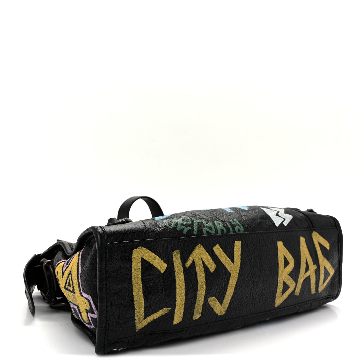Agneau Graffiti All Over Classic Hardware S City Black Multicolor