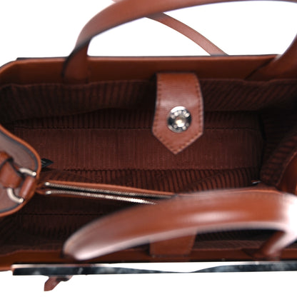 Fendi Vitello Elite Petite 2Jours Tote Walnut 5 of 10